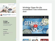Tablet Screenshot of kneipp-meilen.ch